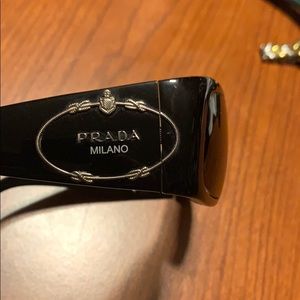 Prada Black Logo Sunglasses